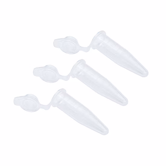 Provetta per centrifuga PCR conica trasparente monouso in plastica singola da 0,2 ml con certificato CE