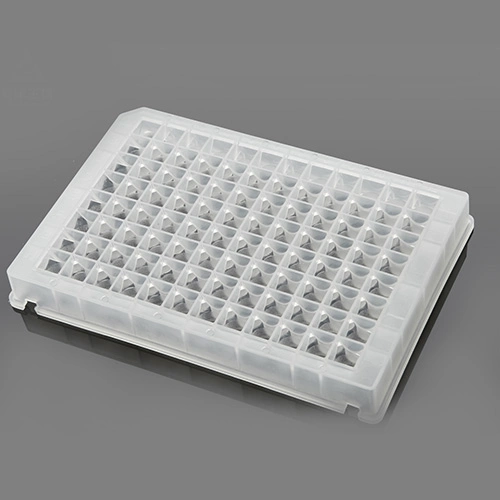 Disposable Laboratory PP Deep Well Plates 96 Wells 0.5ml 1.0ml 1.6ml 2.2ml 10ml Round and Square Wells V and U Bottom DNA Extraction Plates