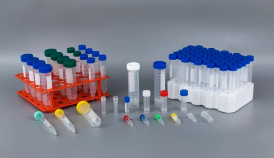 Consumabili da laboratorio Cryovials in plastica per congelamento Tubo per fiale criogeniche criogeniche con fondo piatto